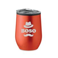 Dvigubų sienelių kelioninis puodelis Boso, 350ml