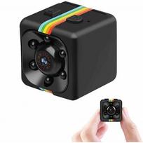Mini kamera, 1080P HD paslėpta kamera, belaidė nešiojama kamera su judesio aptikimu ir naktiniu matymu, skirta namams, automobiliui, biurui (juoda)