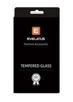 Evelatus Apple iPhone 6 / 6s 2.5D pilnai įsegamas apsauginis stiklas su antistatiniu stikliuku, juodas