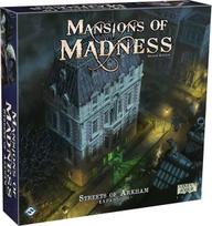 Stalo žaidimo papildymas Mansions of Madness Second Edition Streets of Arkham Expansion, EN