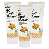 Remineralizuojanti dantų pasta be fluoro GC Mousse Tutti Frutti, 35 ml, 3 vnt.