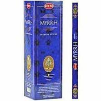 Aromatinės smilkalų lazdelės Hem Myrrh, 8 vnt.