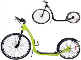 Dviračių paspirtukas Green Wheels 26/20"