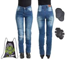 Kevlaro moto džinsai moterims W-TEC Panimali, mėlyni, XS