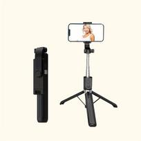 Asmenukių lazda ("Selfie sticks") Belaidis asmenukių laikiklis 360°, Juoda