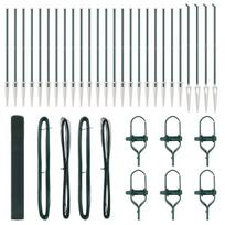vidaXL Suvirintas vielinis tvoras su smailiais galais Plienas ir PVC