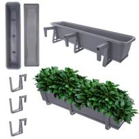 Lovelis balkonui su laikikliais ir stovu 80 cm