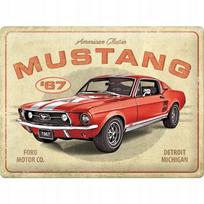 Nostalgic Art Plakatas 30x40cm Ford Mustang-gt Red