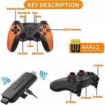 Žaidimų konsolė X2 Ultra Video Game Stick konsolė arba tik 2,4 g dvigubas belaidis valdiklis 4k HD30000 žaidimai 128 g retro žaidimai Kalėdų dovana 128 g x2uitra