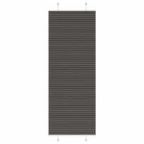 Plisuota žaliuze juoda 70x200 cm audinio plotis 69,4 cm