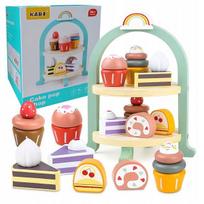 Medinė lėkštė, keksiukai vaikams Click4Toys
