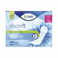 Įprasti įklotai be sparnelių Tena Discreet Extra, 20 vnt.