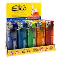 Elico žiebtuvėlis piezo P1821 su LED šviesa 25vnt