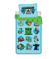 Jerry Fabrics vaikiškas patalynės komplektas Minecraft, 140x200, 2 dalių