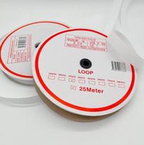 Kontaktinė juosta (Velcro) balta, 20 mm, 25m