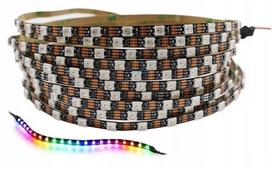 Skaitmeninė Rgb Led juosta Ws2812b 5m, valdoma telefonu