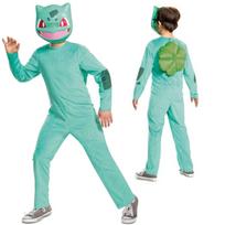 Pokemon Bulbasaur karnavalinis kostiumas žalias persirengėlis 127-136 cm (7-8 metai), M
