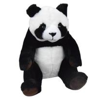 Didelis Panda Pliušinis Žaislas 30cm, Minkštas Meškis, Juodai-Baltas, Prisilietimui Malonus, Universalus, Naujagimiams ir Vaikams
