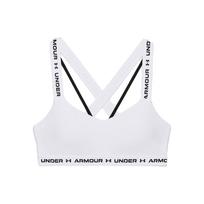 Under Armour Crossback Low Intensity Quick Dry Printed Sports Tank Top Women Tops White 1361033-100 S