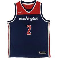 Nike X NBA Bendradarbiavimo marškinėliai Washington Wizards Swingman Fan Edition Madingi Minkšti Patogūs Paprasti Krepšinio Vaikų marškinėliai 9Z2B7BZ3P-WALL L red