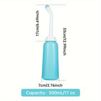 1 vnt Nešiojama 500 ml Sėdimoji Vonia Kelionėms ir Higienai , Mėlyna