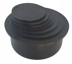 Juodas daugiafunkcis lietvamzdžio reduktorius 110/63 mm