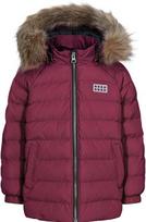 Žieminė striukė mergaitėms Lego Wear LWJENNI 700, bordo, 92 cm