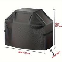 1 vnt vandeniui atsparus kepsninės uždangalas BBQ grillai , 48L X 22W X 24H