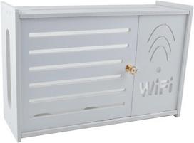 Zywuoy wifi dėžutė, belaidžio wifi maršrutizatoriaus lentyna, svetainės sieninė dėžutė, sienų dekoracija, dekoratyvinė dėžutė, plaukiojančios lentynos, televizoriaus priedėlio lentyna svetainei, miegamajam, butui (tipas e)