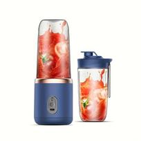 1 komplektas-6 Peiliukai USB Nešiojamas Trintuvas, Sulčių Kokteiliams. ,  Mėlyna