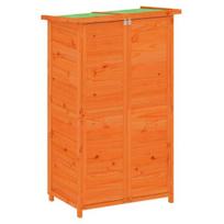 Sodo namelis įrankiams vidaXL 83x57x140 cm, rudas