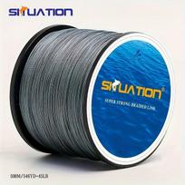 Pintas žvejybos valas „Situation Super Strong Braided Line“, Pilka – 45LB/546YDS