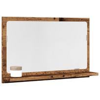 Veidrodinė vonios spintelė, medienos, 60x11x37cm, mediena