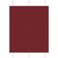 Plisuota žaliuze bordo raudona 110x150 cm audinio plotis