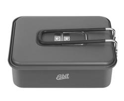 Turistinis puodas-keptuvė Esbit Aluminium, pilkas, 1200 ml, uniwersalny