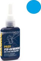 Priemonė sriegių fiksavimui 50ml. vidutinio stiprumo MANNOL