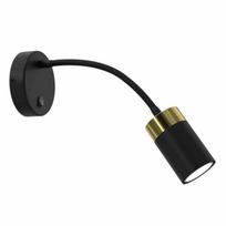 Lankstus sieninis šviestuvas JOKER BLACK/GOLD 1xGU10
