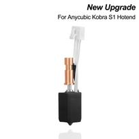 Atnaujintas „Anycubic Kobra S1 S1 Combo“ 24 V 48 W keraminis kaitinimo elementas, 0,4 mm spausdinimo „Hotend“, skirtas „Anycubic S1 S1C“ metaliniam „Hotend“. 0.4mm-New Upgrade