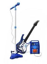 Žaislinė elektrinė gitara su mikrofonu ir MP3 jungtimi