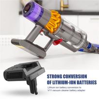 A65T-Baterijos adapteris 18V Li- baterijai paversti į Dyson V11 dulkių siurblį MIL18V11 juoda