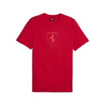 Laisvalaikio marškinėliai vyrams PUMA Ferrari Race Big Shield Tonal PUMA Rosso - 62380602, raudoni