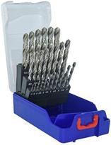 Grąžtų rinkinys metalui G HSS Ø1-13 mm, 25 grąžtai, frezuotas