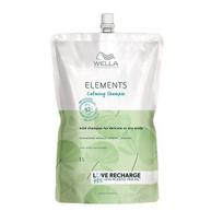 Raminantis plaukų šampūnas Refill Wella Professionals Elements Calming Shampoo, 1000ml