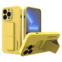 Wozinsky Kickstand Case skirtas iPhone 13 mini, geltonas