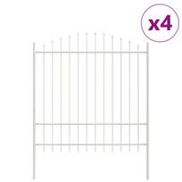 vidaXL Sodo tvora 4 pcs Balta 170 x 215 cm