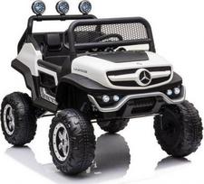 Lean Cars Vienvietis vaikiškas elektromobilis Mercedes Unimog S, baltas