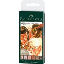 Rašiklių rinkinys Pitt Faber-Castell 6vnt.