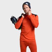 Vyriškų merino vilnos termo apatinių komplektas Halti Hossa M Merino Set, oranžinė, L