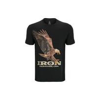 Under Armour Project Rock gyvūnų rašto marškinėliai su apvalia iškirpte Vyriški viršutiniai drabužiai Juodi 1383224-001 2XL