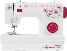 Siuvimo mašina - ŁUCZNIK - Lenkija 2018 - 22 programos - Automatinis adatos įvyniojimas - Poppy raštas